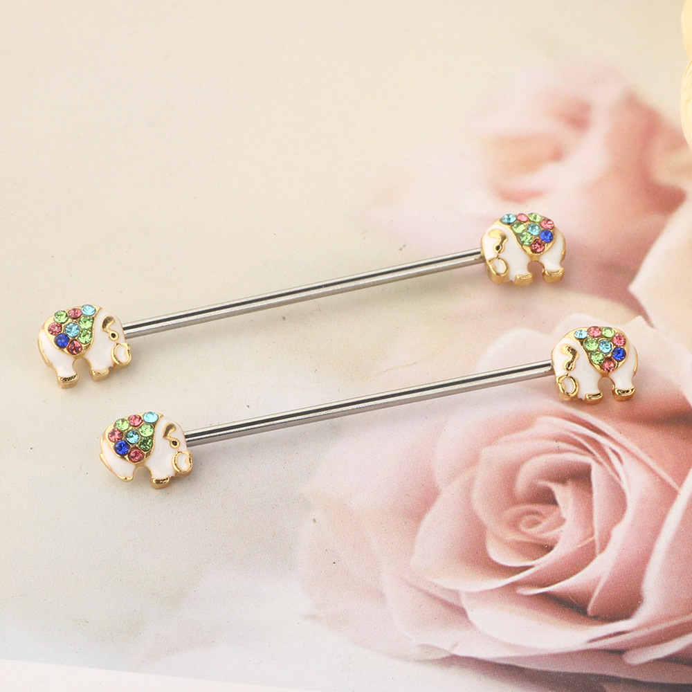 316L Titanium Steel Exaggerated Lady Ear Bone Nail Punk Wind Retro Long Earring detail image 23