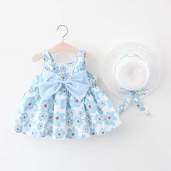 Girls Summer 3 Cute Princess Dress for Baby Girls Korean Version Pure Cotton 1-2-4 Years Old Summer Outfit Trendy Dress Dropshipping