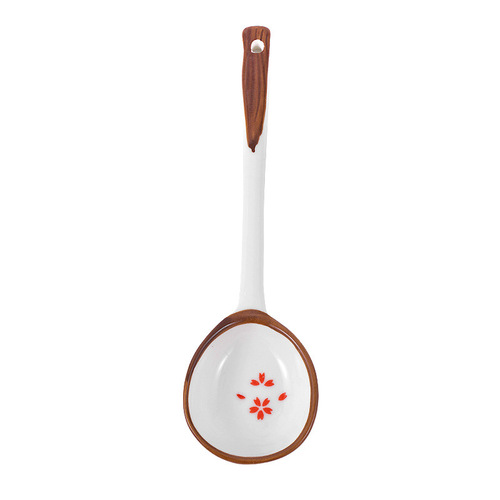 Long-handled ceramic spoon, household rice spoon, cartoon spoon, children's spoon, cute strawberry spoon, hand-painted Internet celebrity tableware