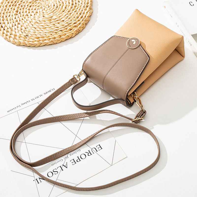 手机迷你包女2021日韩版新款潮流时尚斜挎手机袋多功能竖款小方包