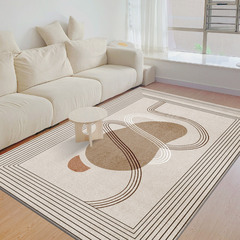 Cross-border Nordic ins imitation cashmere living room carpet bedroom bedside foot pad thickened non-slip sofa coffee table mat door mat