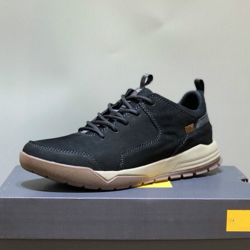 2021 Autumn and Winter Foreign Trade Men's Shoes Ultra-light Genuine Leather Low-top Casual Leather Shoes Outdoor Hiking Workwear Shoes Men's Sneakers