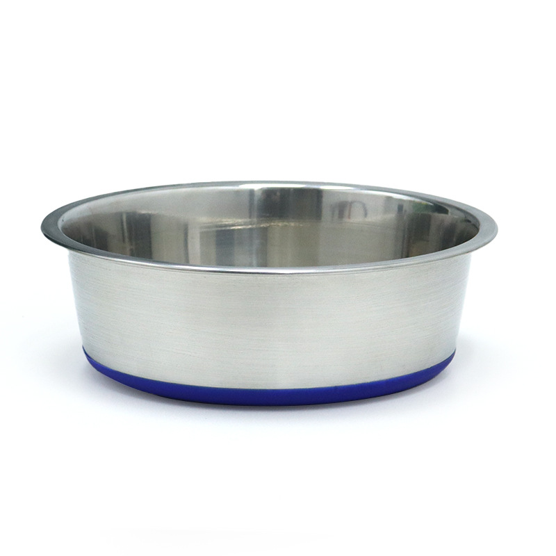 Tazón para perros de acero inoxidable Tazón para perros Tazón para perros antivolcado Tazón para agua para perros Suministros transfronterizos Tazón para mascotas Tazón para perros grande Tazón para arroz para perros
