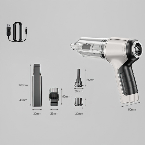 Car Brushless Vacuum Cleaner Car Wireless Blowing and Suction Dual-Purpose Vacuum Cleaner for Home and Car Portable Handheld Pet Hair Cleaner