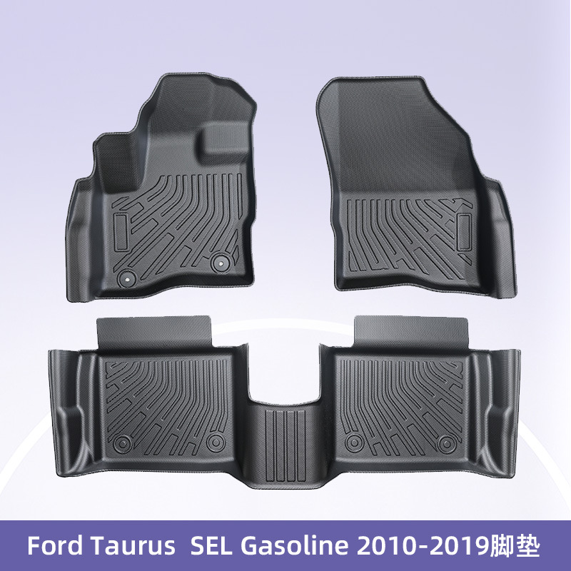 Aplicable a Ford Taurus SEL Fuel 2010 - 2019 3D todo tiempo TPE cojín de pie cojín de colateral