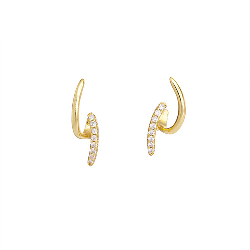 S925 silver personalized darts high-end earrings special design niche silver earrings women's fashionable and versatile earrings