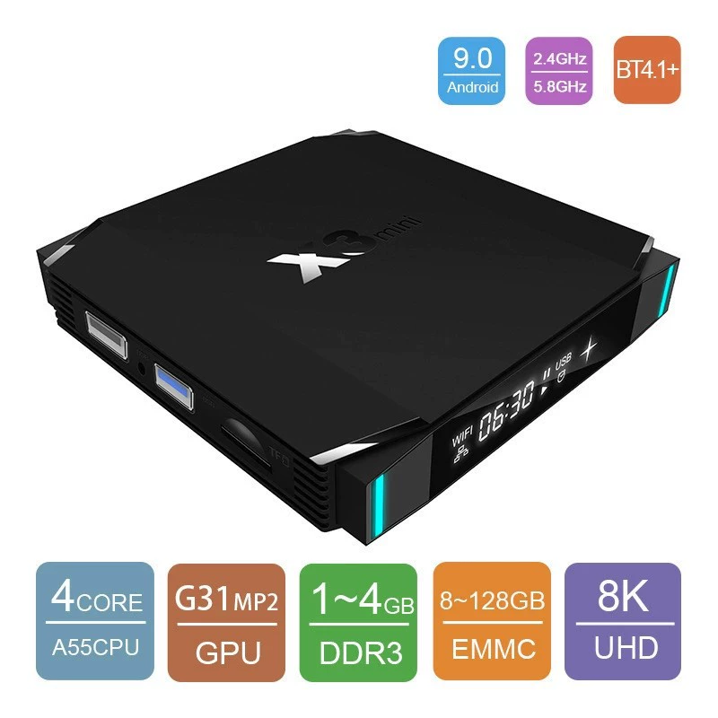 [Настройка внешней торговли ТВ-бокса] Jingchen S905X3 AX3-Mini Android 9.0 HD 8K ТВ-БОКС