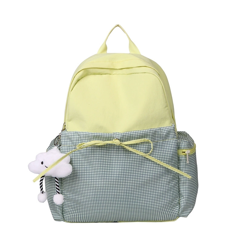Backpack, universal Japanese fashionable shoulder bag with bow, for teenagers, for students, for secondary school, Korean style