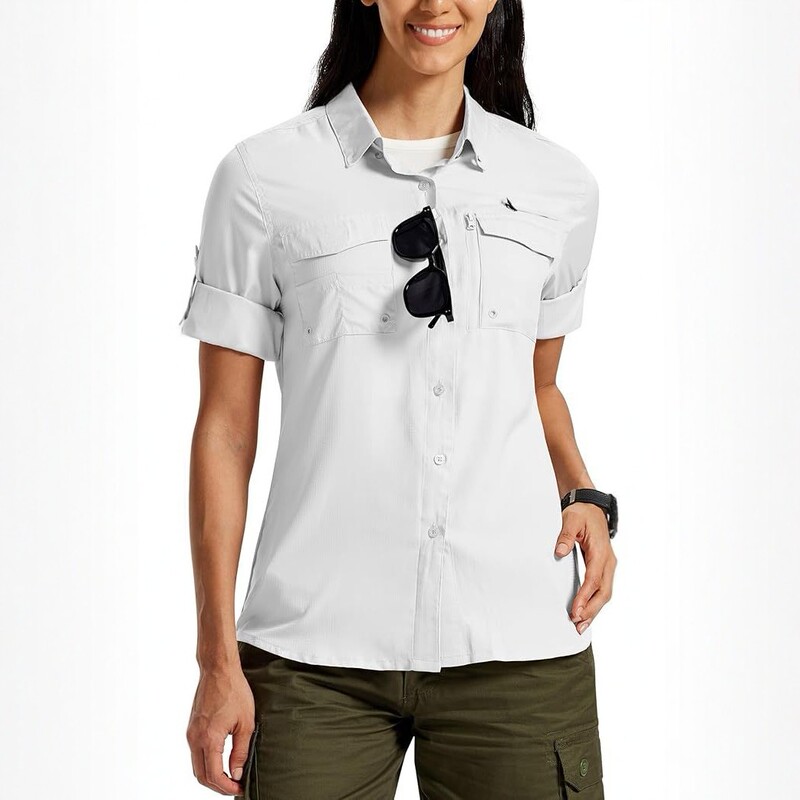 2026 European and American New Style Women's Anti-Uv Hunting Shirt Outdoor Lightweight Quick-Drying Fishing Hiking Shirt 2026 European and American New Style Women's Anti-Uv Hunting Shirt Outdoor Lightweight Quick-Drying Fishing Hiking Shirt