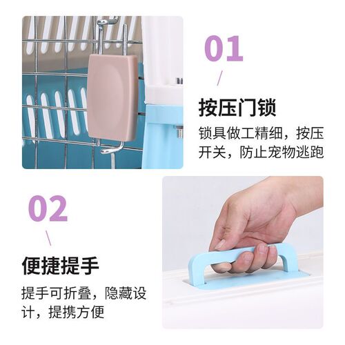 Pet flight box, car-mounted cat cage, portable out-going cat space capsule, dog large and small dog checked air transport box