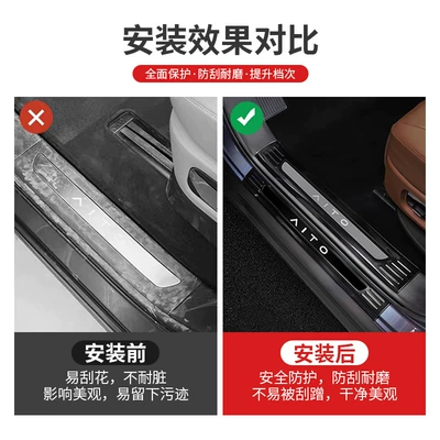 Dekorativ pedal başlıqları | M9 Threshold Strip Modification, Huawei
