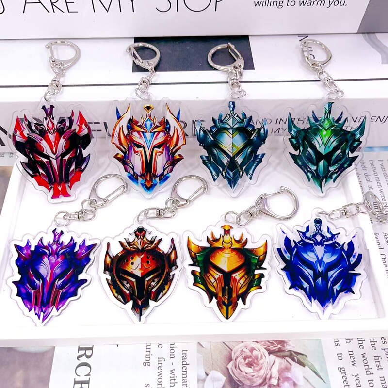 New Hero League Segment Game Surrounding Acrylic Keychain Strongest King Student Keychain Small Pendant