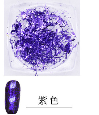 Manicura Nueva joyería oro y plata hoja de color de seda de uñas de oro y plata de seda espejo mágico Rosa tira de color desgaste de uñas manicura joyería