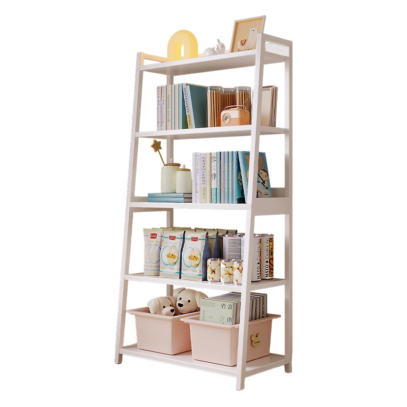 Hogar multi-capa de hierro estante ins estilo simple piso de almacenamiento vitrina estante trapezoidal estantería