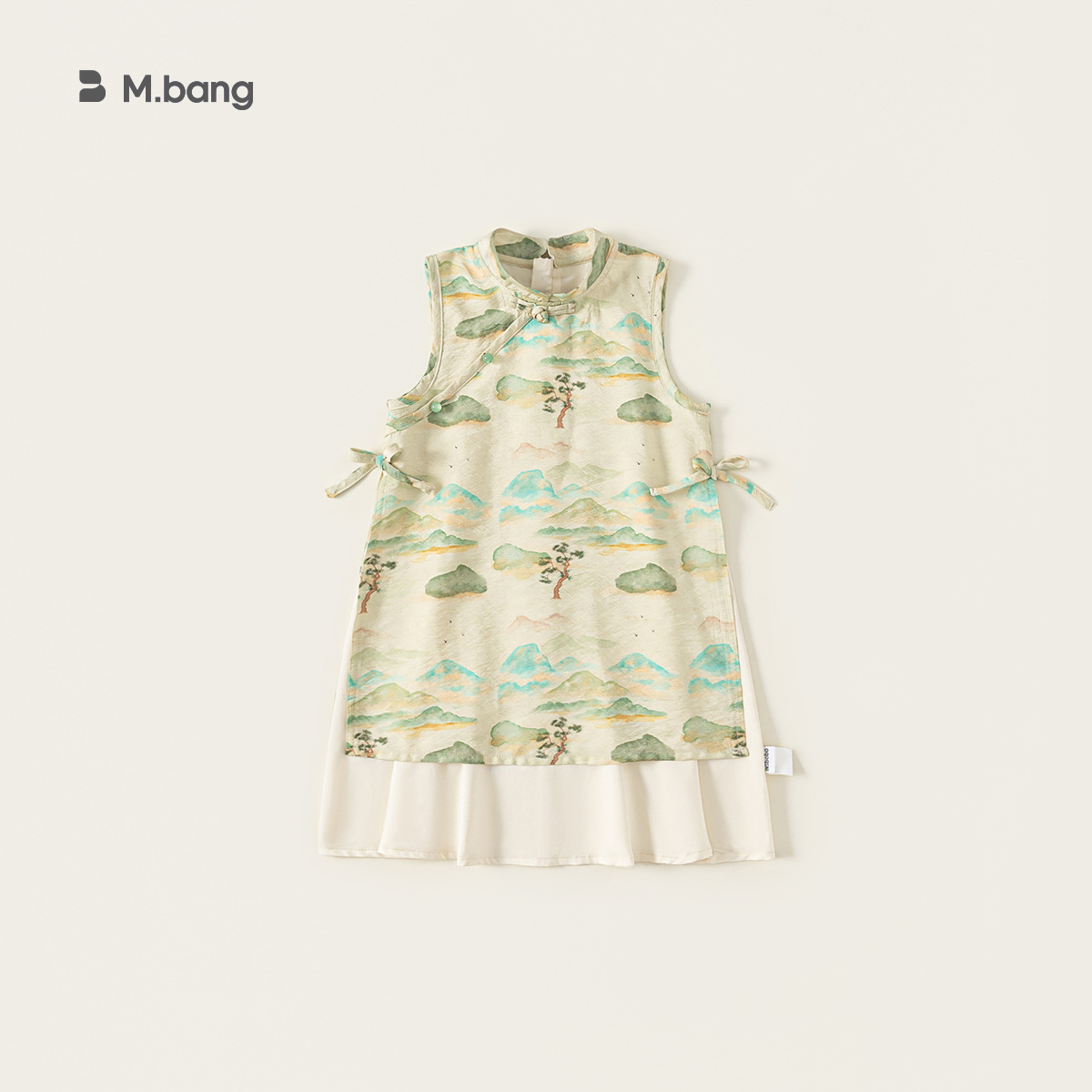 Youbao ropa para niños traje Hanfu para niños estampado de estilo chino 2025 verano niño hebilla de disco pantalones cortos Tang traje de dos piezas