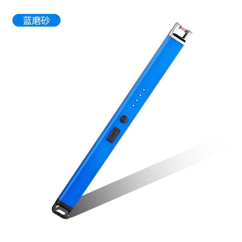[Blue Matte] Electronic Pulse Ignition ☆ Free Charging Cable