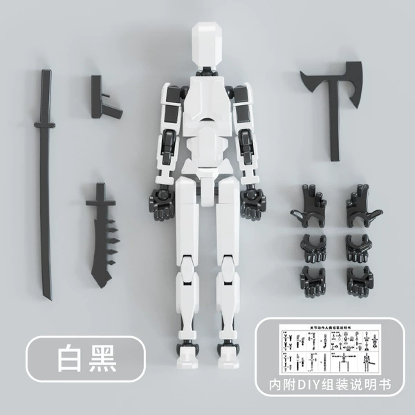 Classic white and black (with 4 weapons+3 hand type)