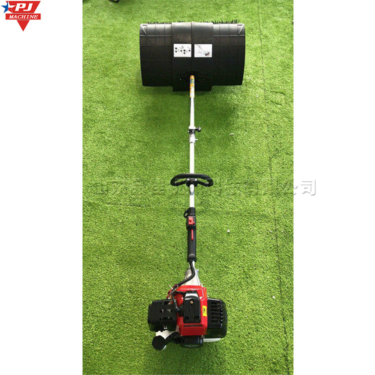 草坪清扫机 二冲程汽油草坪垃圾清理机 手提式足球网球场梳理机