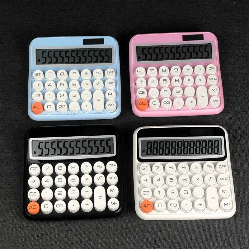 Высокоценный калькулятор Офисные девушки Гибкая клавиатура Интернет Красная Богиня Симпатичный компьютер Финансовые Коммерческие