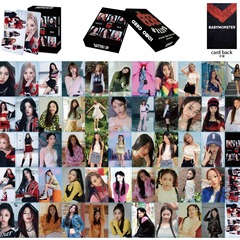 55張BABYMONSTER出道曲BATTER UP明信片LOMO卡收藏卡片寶貝怪獸