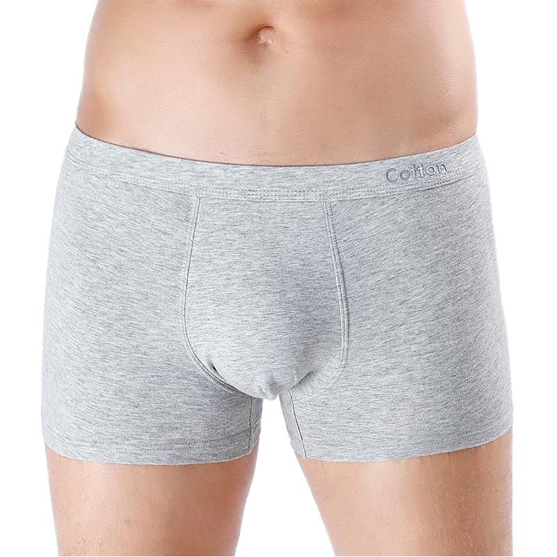 Ropa interior de algodón para hombres boxeadores convexos U de algodón para hombres Mediados de cintura tridimensional impresa fábrica de ropa interior para hombres al por mayor