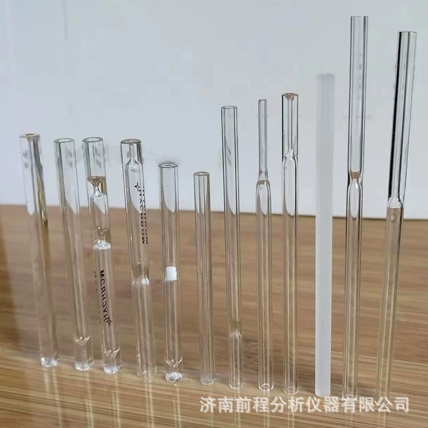 Газовая хроматографическая капиллярная Колонка Кварцевый вкладыш, заполненный стеклянным вкладышем, Хроматография с шунтируемым нешунтируемым вкладышем