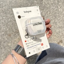 简约创意兰寇补水适用苹果Airpods4保护套镜面小众高级感1/2/3代