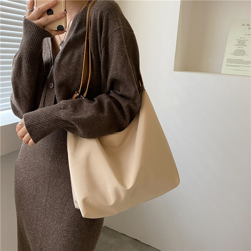 Simple Fashion Bag  New Trendy Canvas Bag Women's Crossbody Bag College Student Class Bag Women's Shoulder Tote Bag