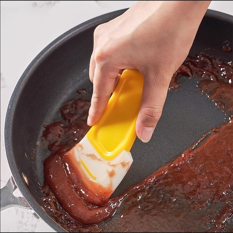 Kitchen Silicone Household Scraper Oil Scraper Scraper Pot Bottom Cleaning High Temperature Resistant Scraper Washing Pots and Dishes Non-Stick Pans Kitchen Silicone Household Scraper Oil Scraper Scraper Pot Bottom Cleaning High Temperature Resistant Scraper Washing Pots and Dishes Non-Stick Pans