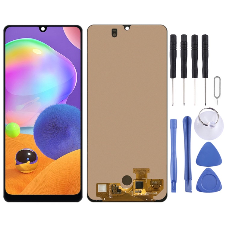 Para Samsung para Galaxy A31 original Super AMOLED LCD táctil total