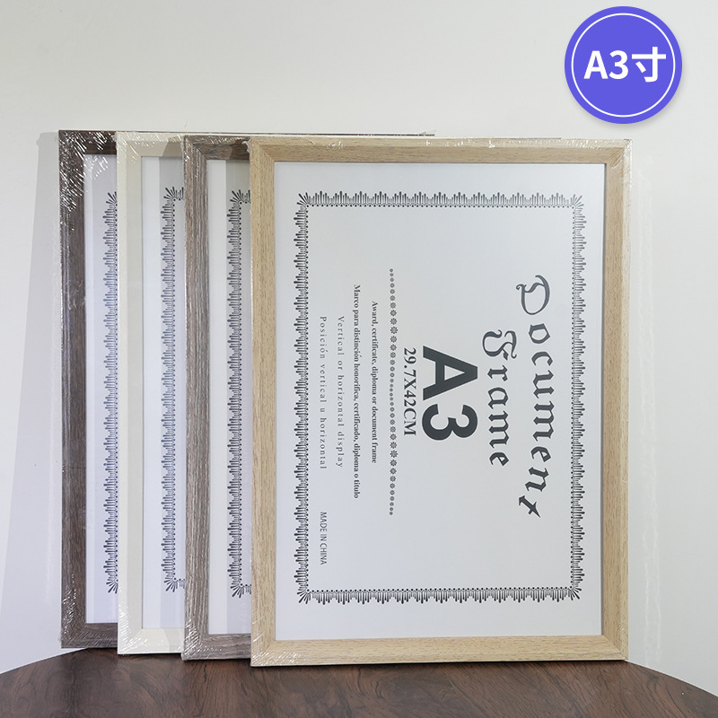 Simple a 3inch Wooden Photo Frame for Wall Hanging, Eco-Friendly Picture Frame, Wholesale Certificate and Award Framing, Homestay Wall Decoration Frame Simple a 3inch Wooden Photo Frame for Wall Hanging, Eco-Friendly Picture Frame, Wholesale Certificate and Award Framing, Homestay Wall Decoration Frame
