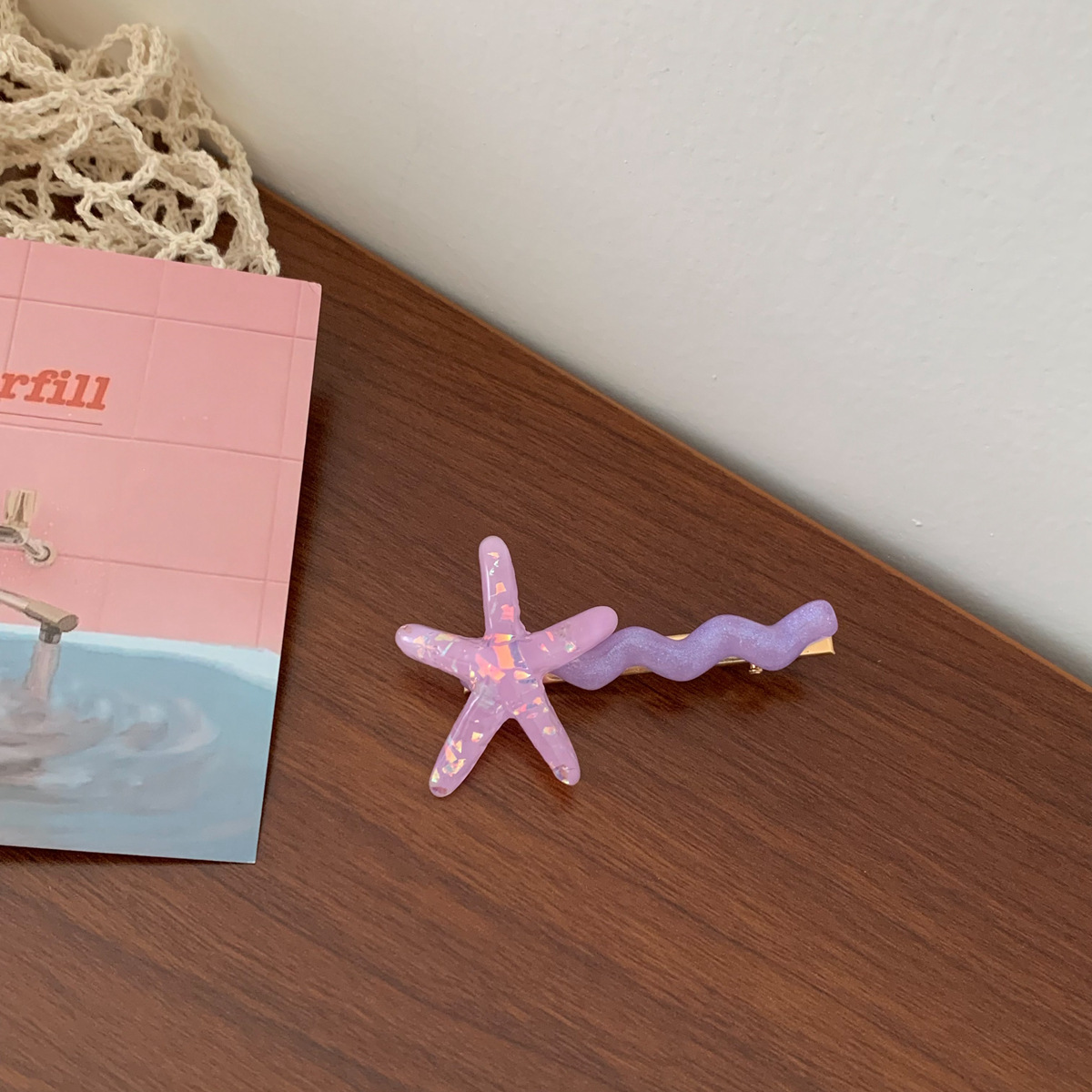 Women's Marine Style Simple Style Starfish Plastic Resin Hair Clip display picture 10