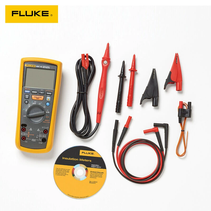 Fluke FLUKE1587FC/F1577 Тестер сопротивления изоляции F1577/F1587 Цифровой мегаевро-шейкер