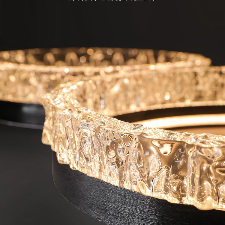 2025 nueva lámpara de sala de estar moderna y minimalista lujosa luz creativa lujosa lámpara de dormitorio personalidad dormitorio principal estudio lámpara de comedor