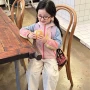 女童拼色新款秋季冲锋衣