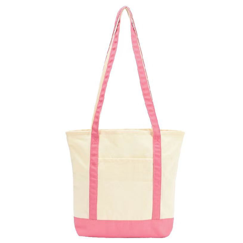 Bolsas de lona personalizadas con un toque de alta gama, logotipo impreso en color para publicidad, bolsas de compras de gran capacidad, coloridas, de algodón.