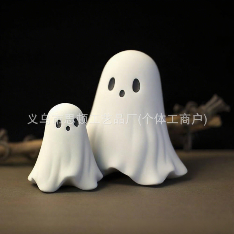 跨境Rude Ghost Ornaments Middle Finger Ghos幽灵双手竖中指|undefined