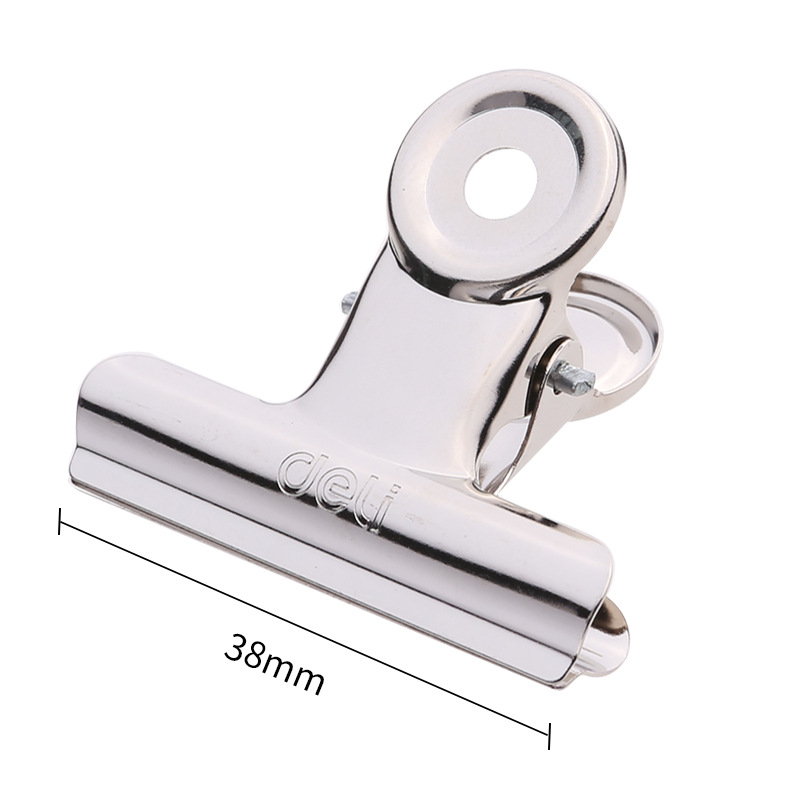 Deli 9524 file storage round bill holder financial metal bill holder wholesale information document test paper iron clip