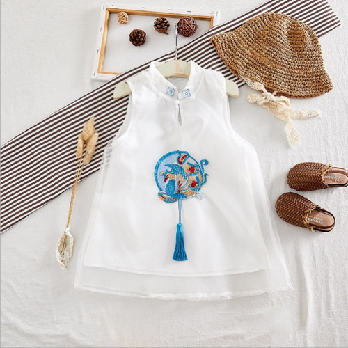 Ladies' Children's Summer Dress, Qipao Princess Dress, Chinese Style, Retro Fashion, One Piece Dropshipping