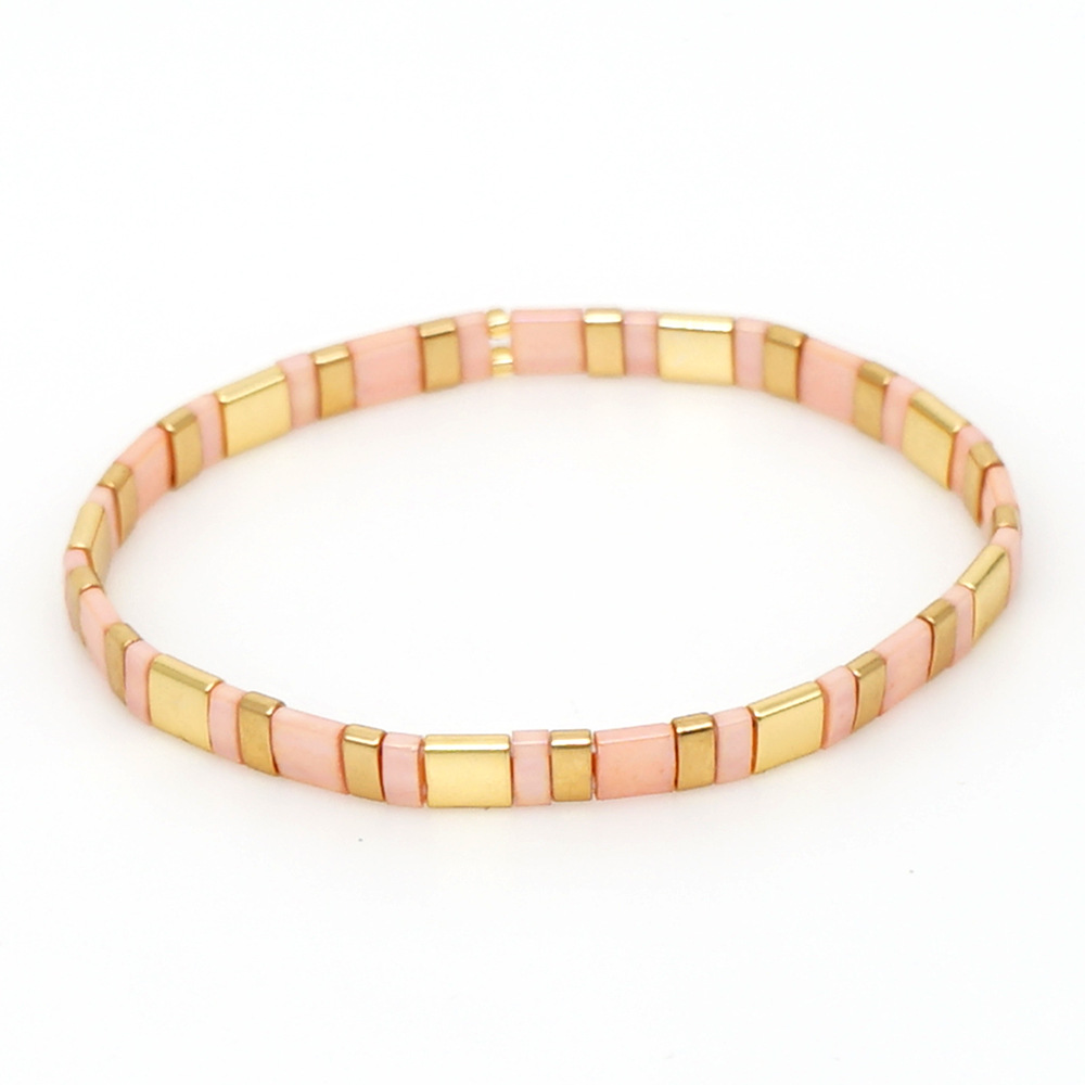 Nihaojewelry Wholesale Jewelry Simple Bohemian Multi-layered Woven Gold Beads Bracelets display picture 56