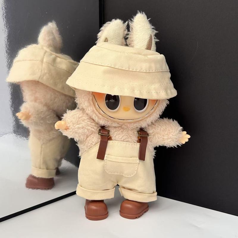 一二三代拉布布服装衣服套装搪胶玩偶labubu潮流娃衣装饰配件大牌|undefined