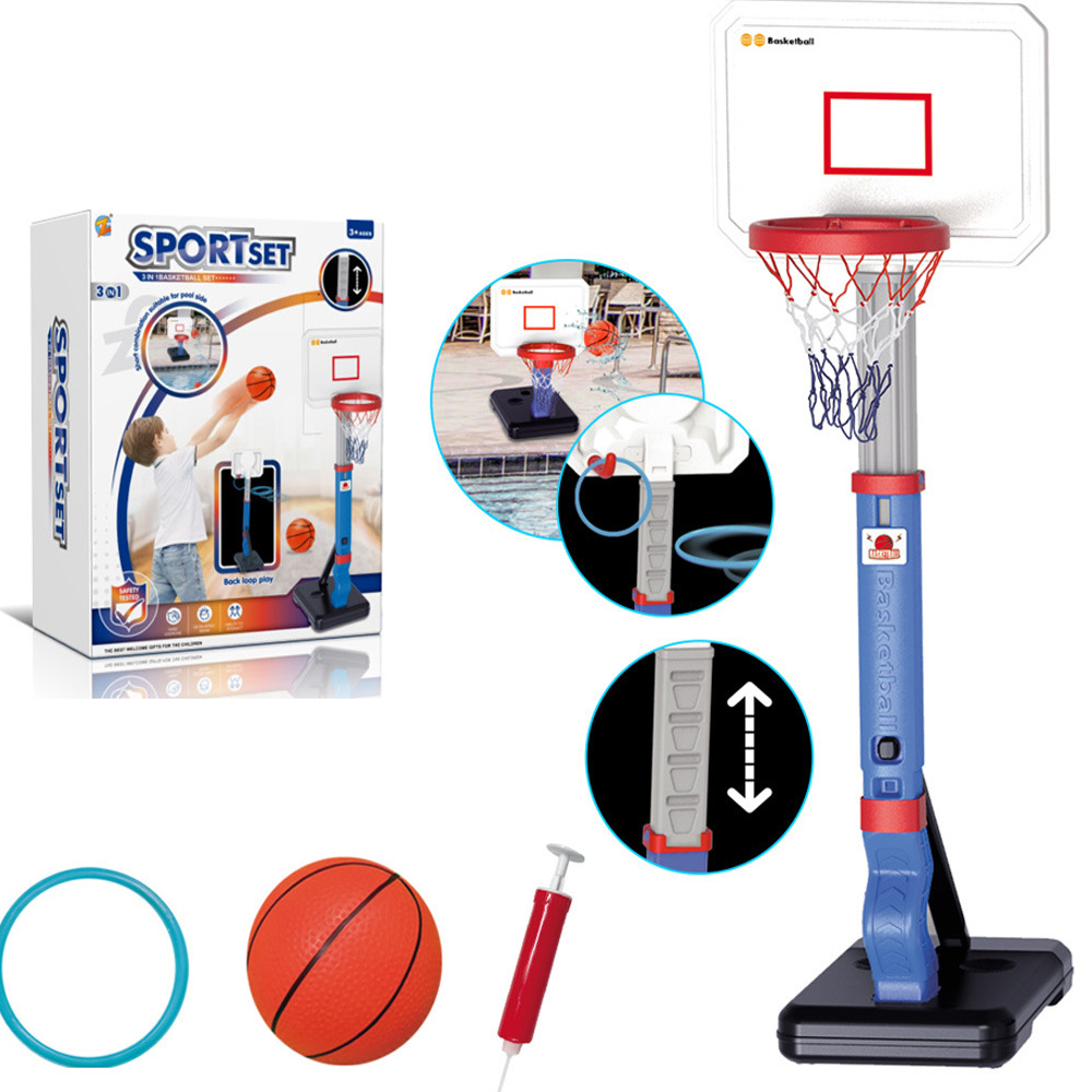 Cross-Border Children's Indoor Basketball Stand Toy Adjustable Outdoor Removable Shooting Sports Boy Toy