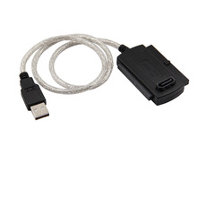 三用易驱线Usb转IDE/SATA Usb转并口/串口3.5寸硬盘光驱线透明线
