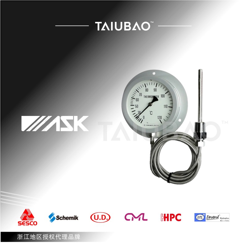 ASK 日本原装 压力表油压表 OPG-AT-G1/4-60X25MPA