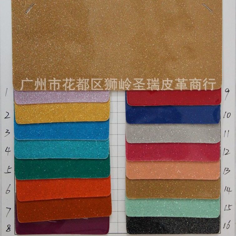厂家现货批发人造革 PVC珠光光胶皮革面料 银沙镜面SR-228