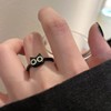 Advanced design ring, universal jewelry, trend of season, on index finger, simple and elegant design, wholesale