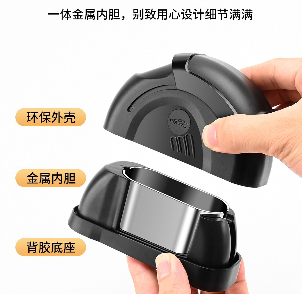 Creative Car Door Ashtray with Automatic Ash Prevention, a Must-Have Fashion Accessory for Smoking in the Car Without Ash Falling