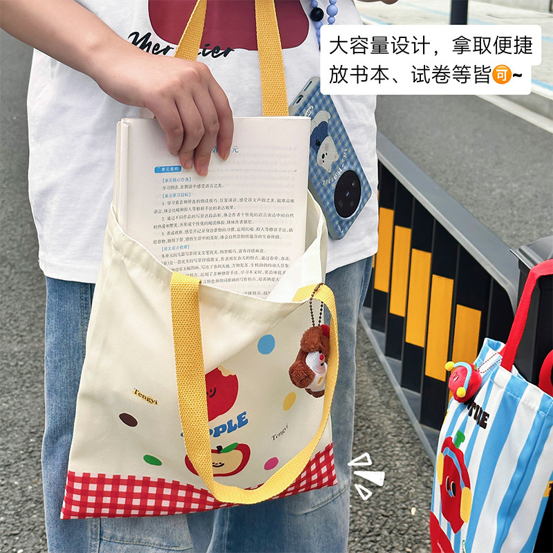 学生漫画指導バッグ大容量ブック収納袋子供の夏の補習クラスハンドバッグ軽量宿題バッグ|undefined