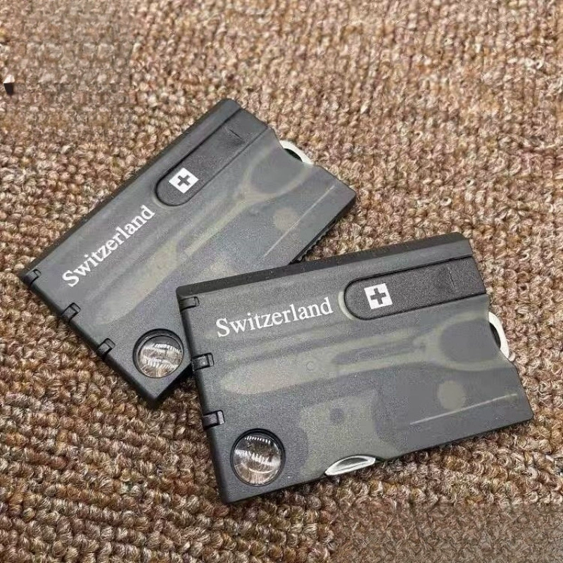 Многофункциональная карта-нож/карта-инструмент/карта для кемпинга со светодиодной подсветкой