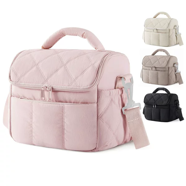 Amazon Lunch Bag Insulated Lunch Bag Satchel Office Worker High-Looking Lunch Bag Waterproof Lightweight Lunch Box Insulated Bag